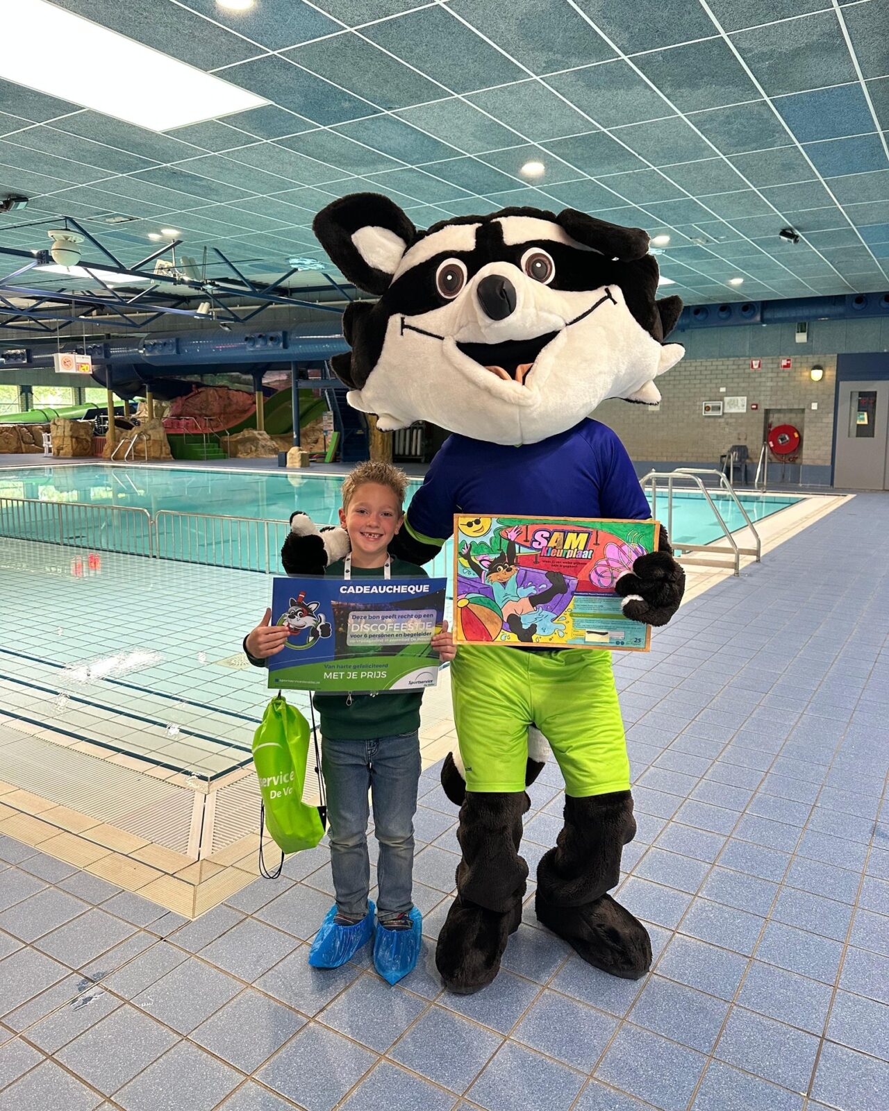 Winnaar kleurplaatactie zwembad De Peppel