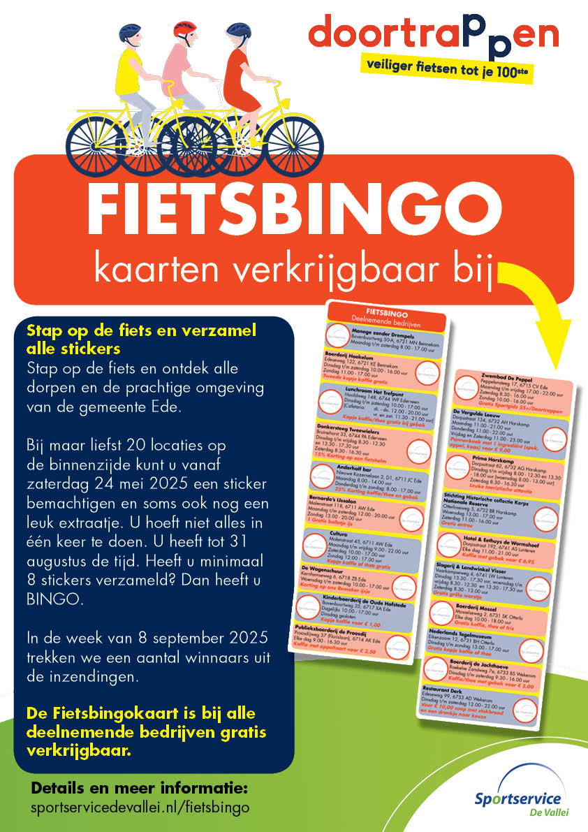 Poster Fietsbingo 2025